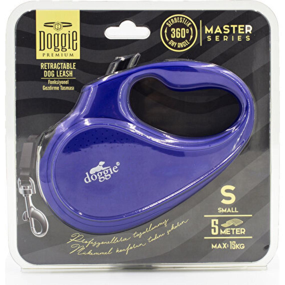 Doggie Master Seri S Otomatik Köpek Tasması - Mavi