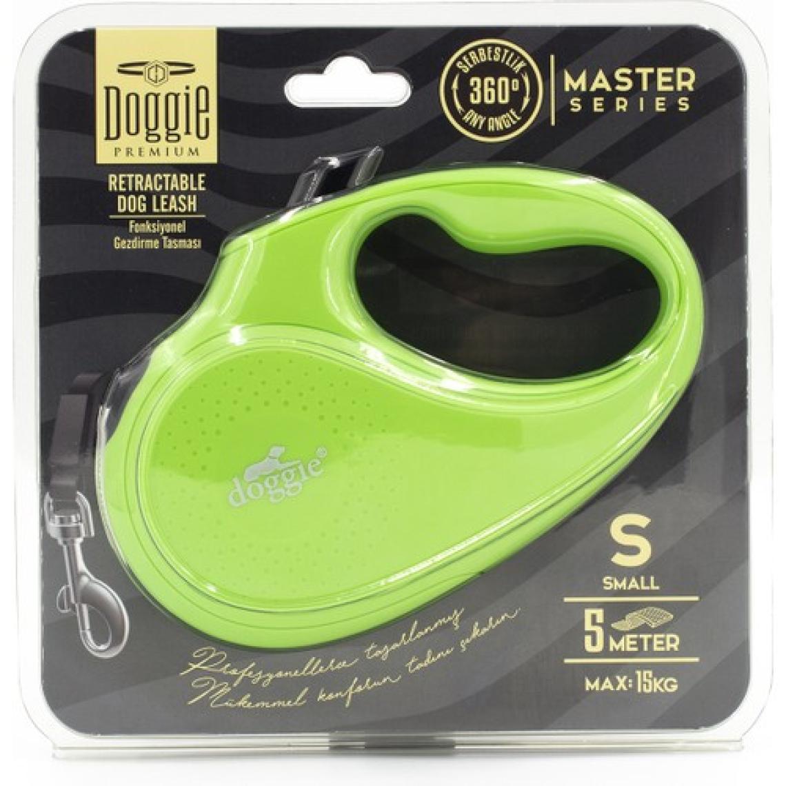 Doggie Master Seri S Otomatik Köpek Tasması - Yeşil