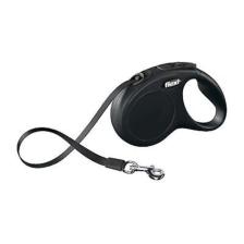 Flexi New Classic 3 m Şerit Xsmall Siyah Otomatik Köpek Tasması