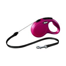Flexi New Classic 5 m İp Small Kırmızı Otomatik Köpek Tasması
