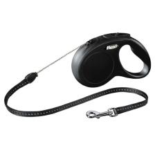 Flexi New Classic 5 m İp Medium Siyah Otomatik Köpek Tasması