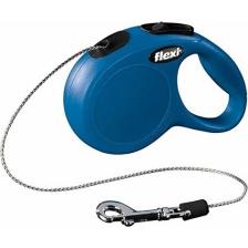 Flexi New Classic 5 m İp Small Mavi Otomatik Köpek Tasması