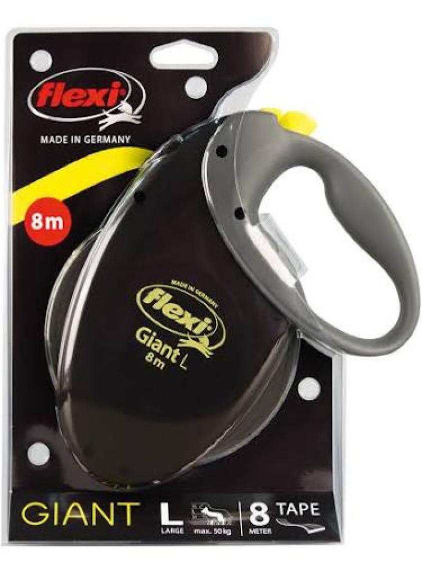 Flexi Neon Otomatik Şerit Tasma Giant Large 8 Mt 50 kg