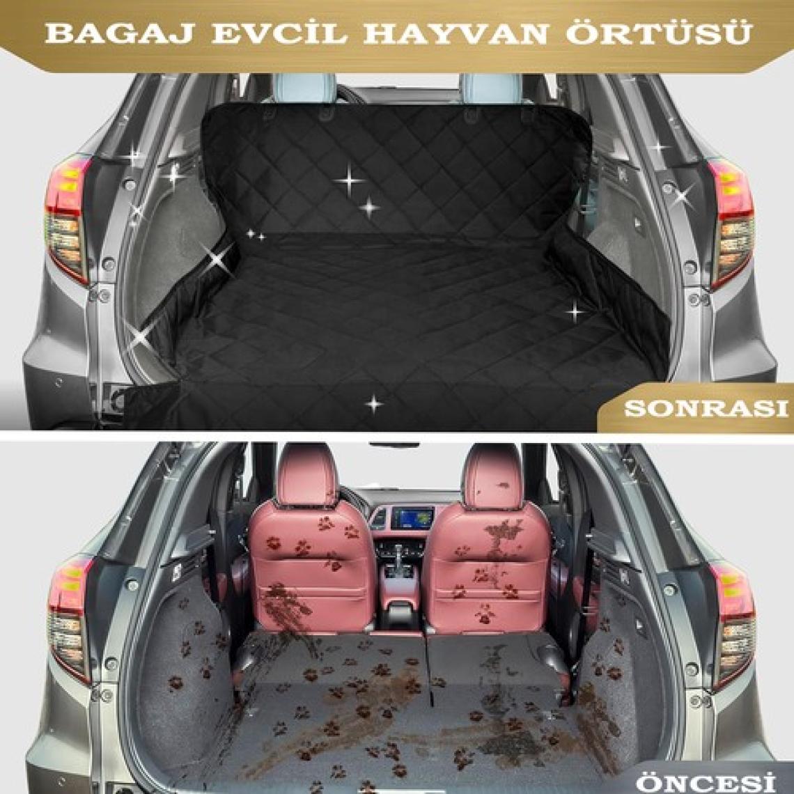 Hasby Köpek Araba Örtüsü Araç Köpek Örtüsü Araç Bagaj Sıvı Geçirmez Evcil Hayvan Örtüsü 140X120 cm