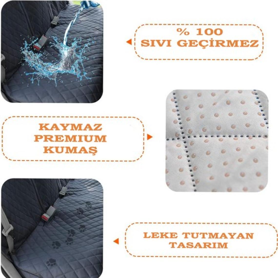 Hasby Köpek Araba Örtüsü Araç Köpek Örtüsü Araç Bagaj Sıvı Geçirmez Evcil Hayvan Örtüsü 140X120 cm