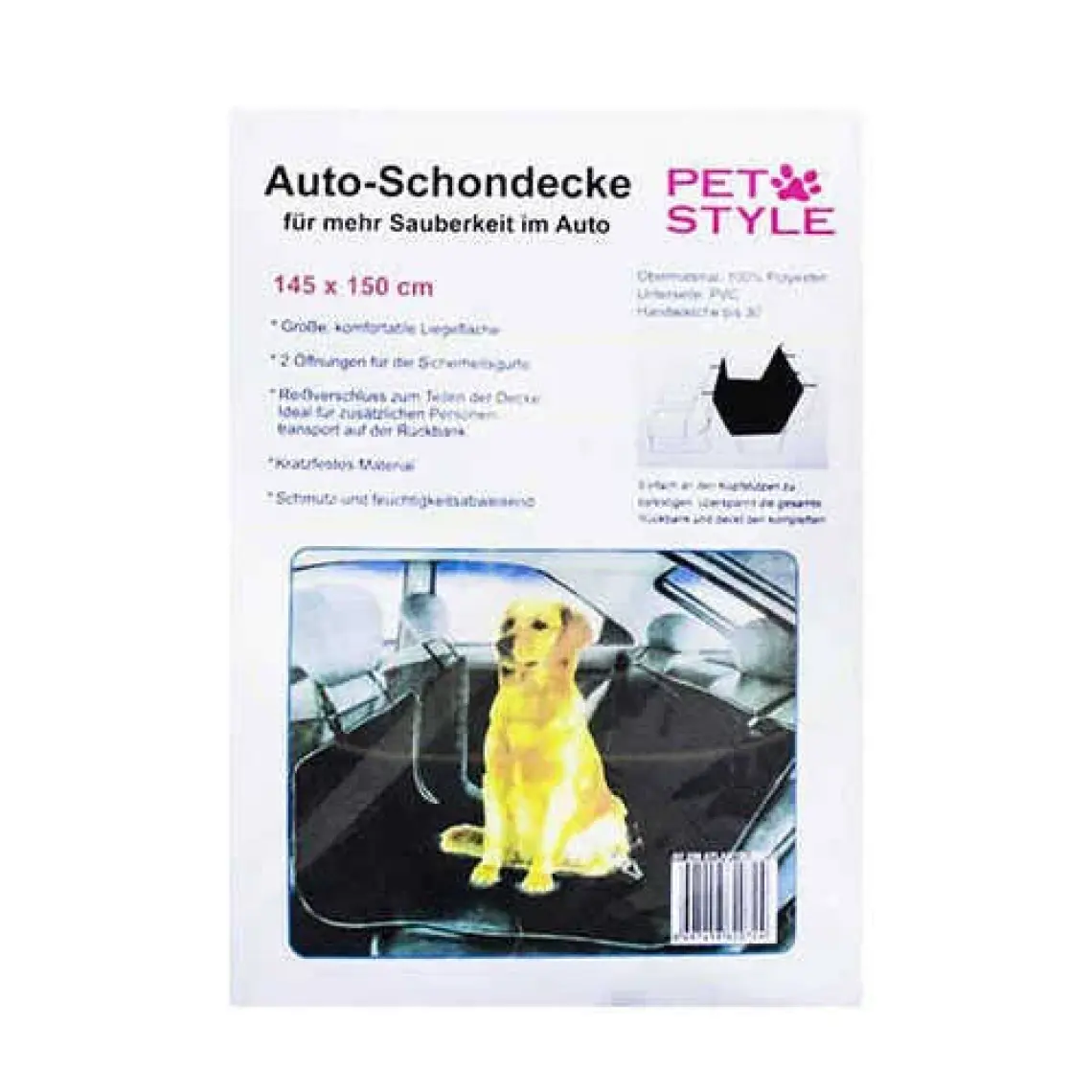 Pet Style Atlantis Araç Koltuk Kılıfı 145 Cm X 150 Cm