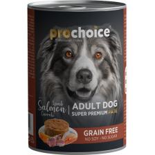 Pro Choice Prochice Kuzulu, Somonlu ve Havuçlu Yetişkin Köpek Konservesi 400 gr