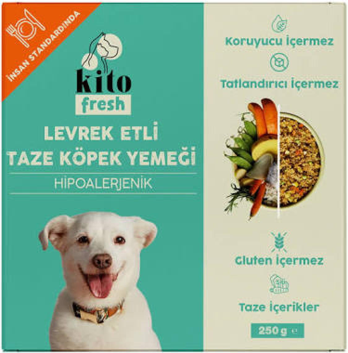 Kito Fresh Levrek Etli Taze Köpek Yemeği