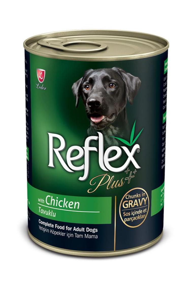 Reflex Plus Soslu Kuzu Etli 400 gr Yetişkin Konserve Köpek Maması