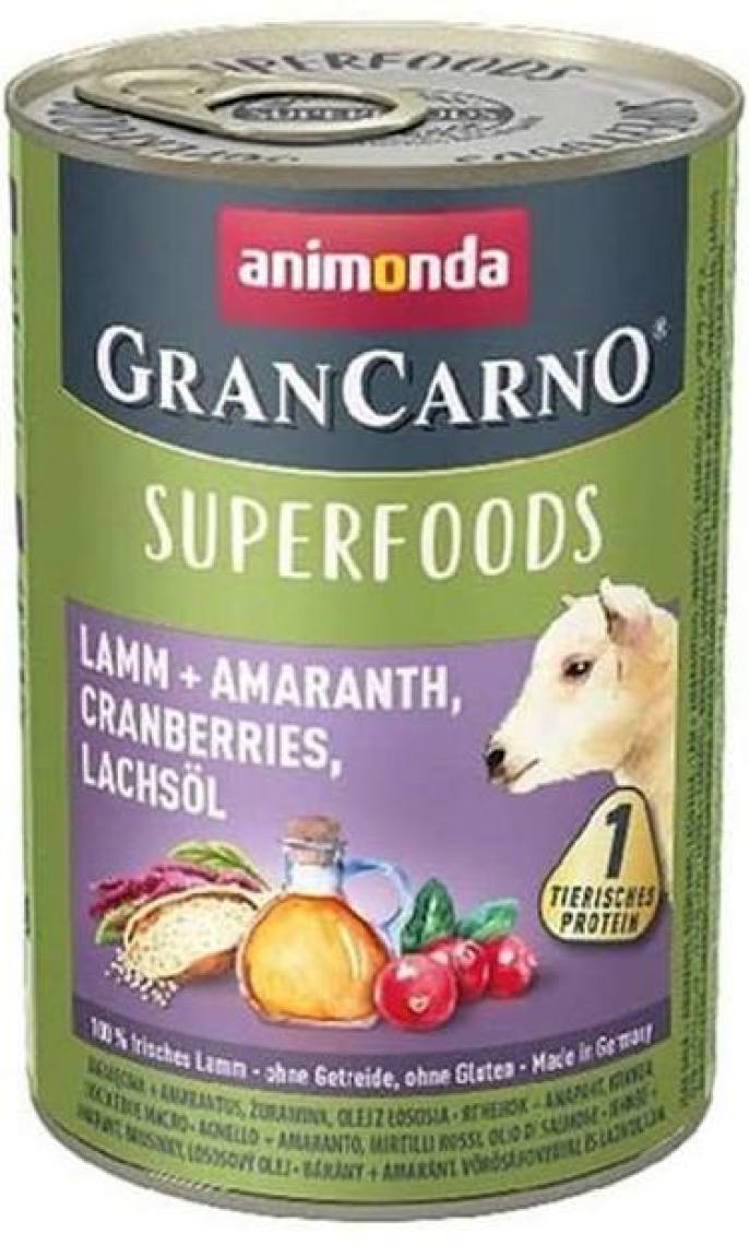 Animonda Gran Carno Senior Sığır Etli Kuzulu Yaşlı Köpek Konservesi 400 Gr