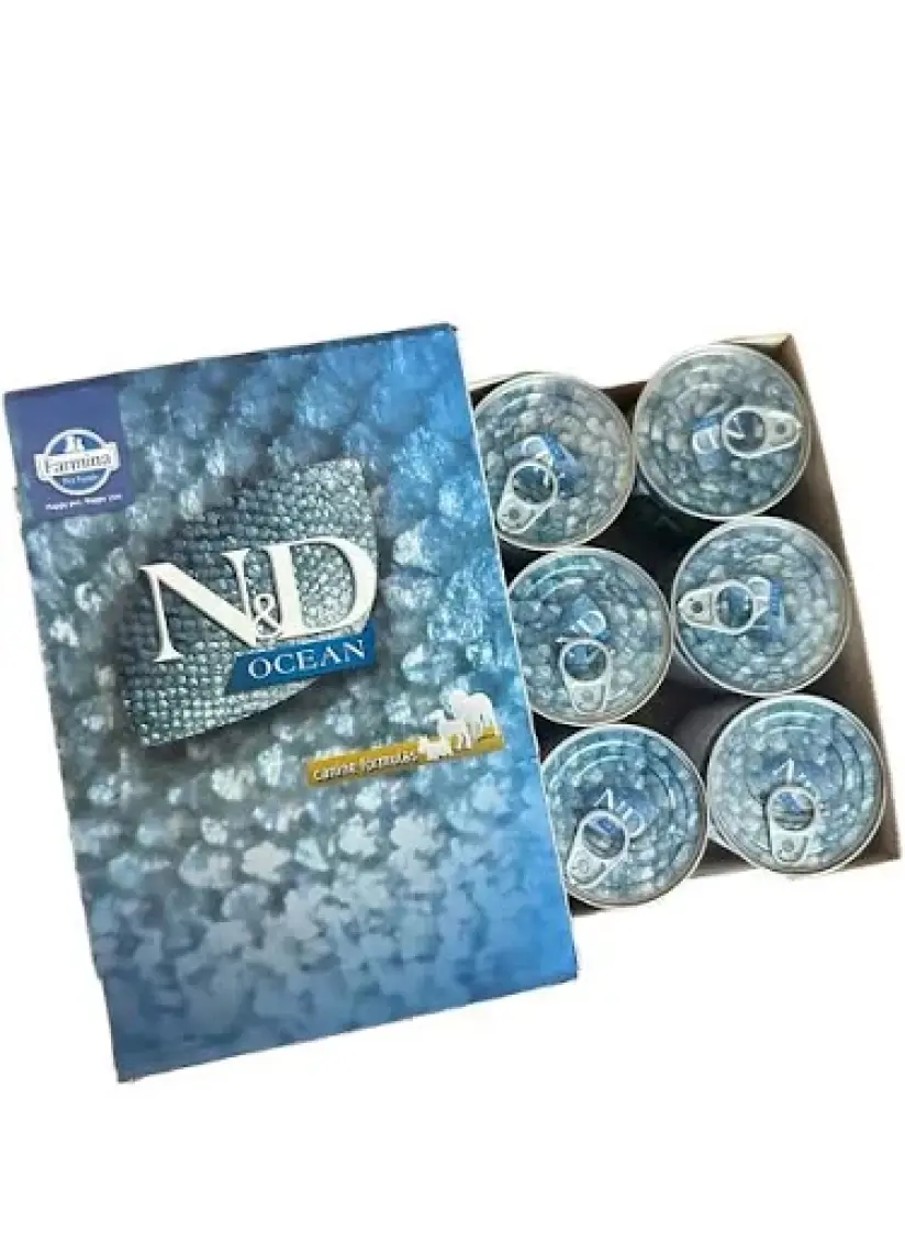Nd Mini Ocean Ringa Balıklı Karidesli Köpek Konservesi 140 gr