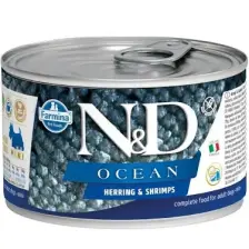 Nd Mini Ocean Ringa Balıklı Karidesli Köpek Konservesi 140 gr
