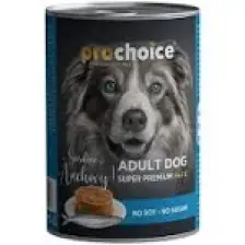 Pro Choice Sardalya Ve Hamsi Etli Şekersiz Ezme Yetişkin Köpek Konservesi 400gr