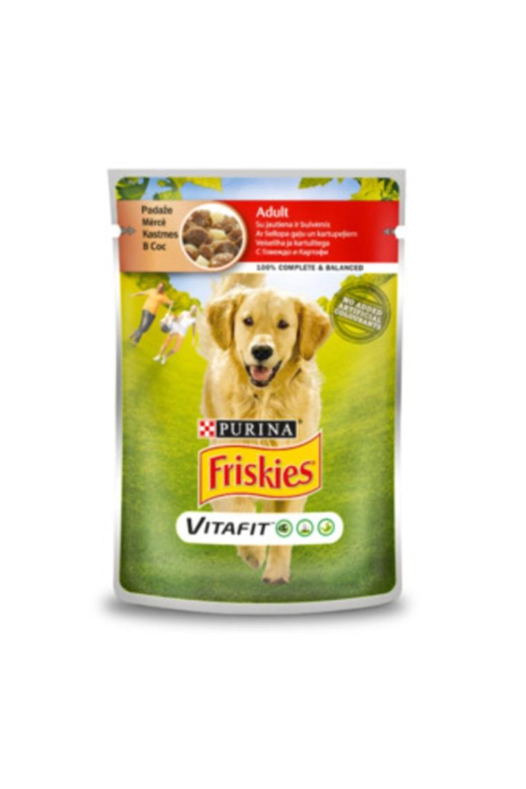 Friskies Sığır Etli ve Patatesli 100 gr Yetişkin Yaş Köpek Maması