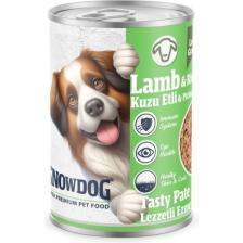 Snow Dog Premium Kıyılmış Kuzu Etli Köpek Konservesi 12 ADET*400 G