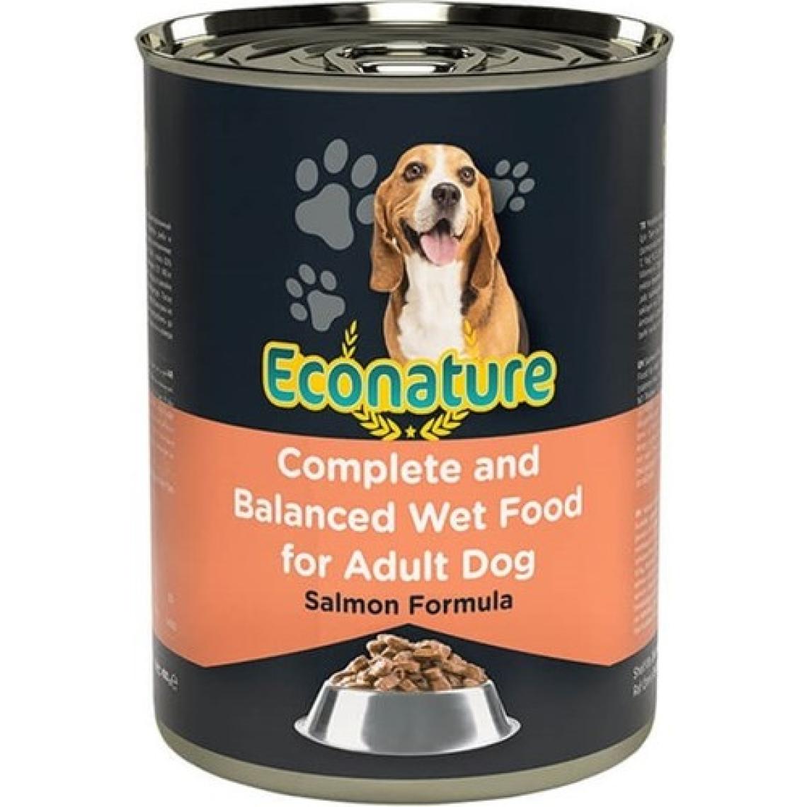 Econature Somon Etli 400 gr Yetişkin Konserve Köpek Maması