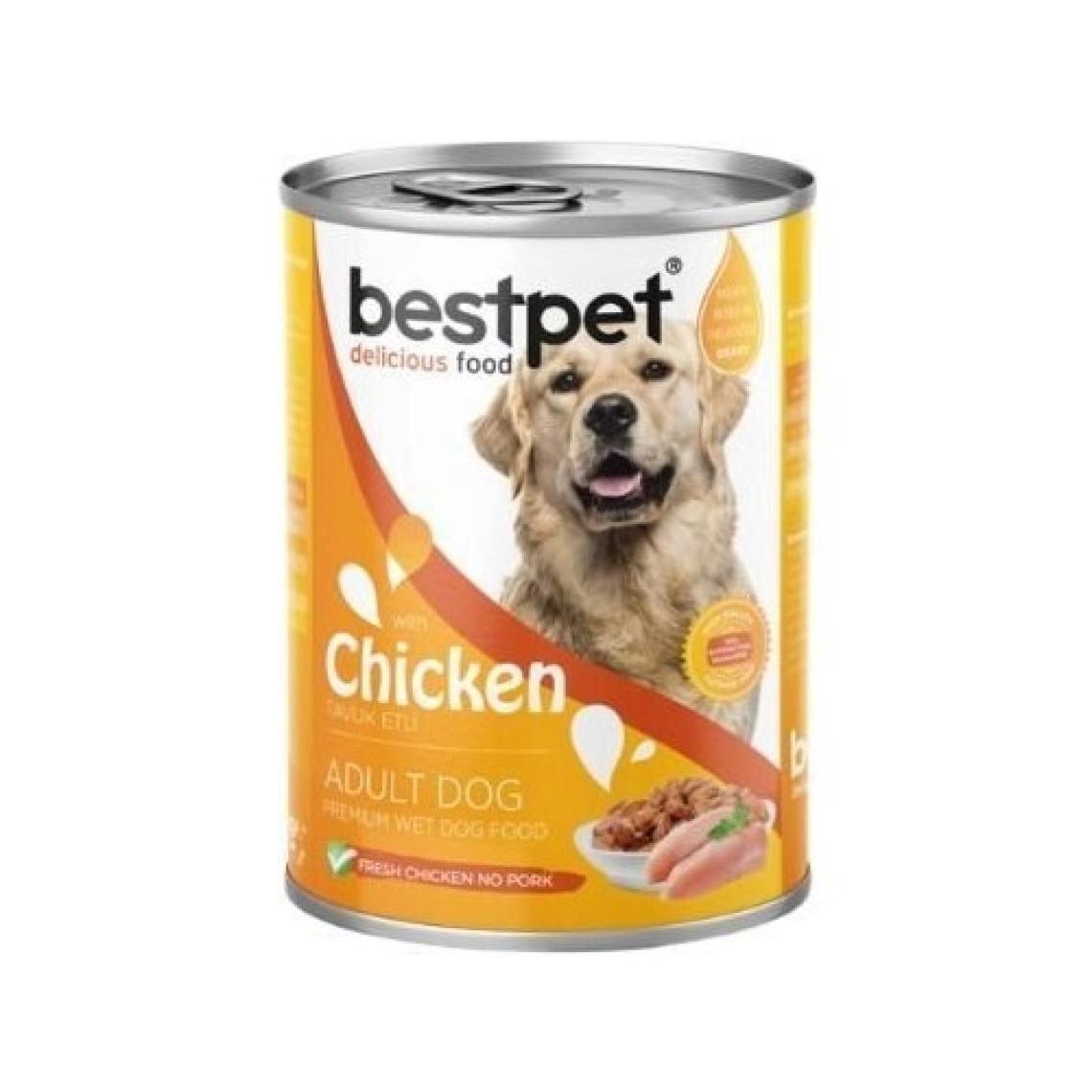 Bestpet  Tavuklu Gravy Soslu Yetişkin Konserve Köpek Maması 400 gr