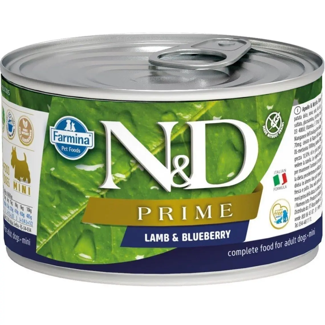 N&D Prime Kuzu Etli ve Yaban Mersinli Konserve Köpek Maması 140 Gr