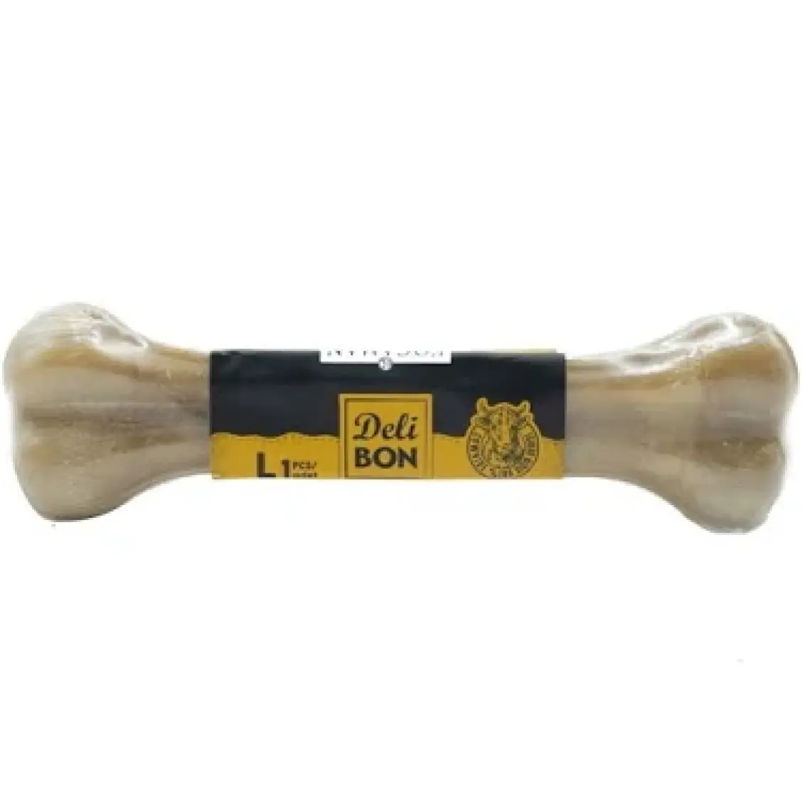 Delibon Deri Press Köpek Kemik Ödülü Medium Naturel 22 Cm 1 Adet