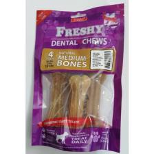 Freshy Medium Bones Naturel  4'lü - 10 cm