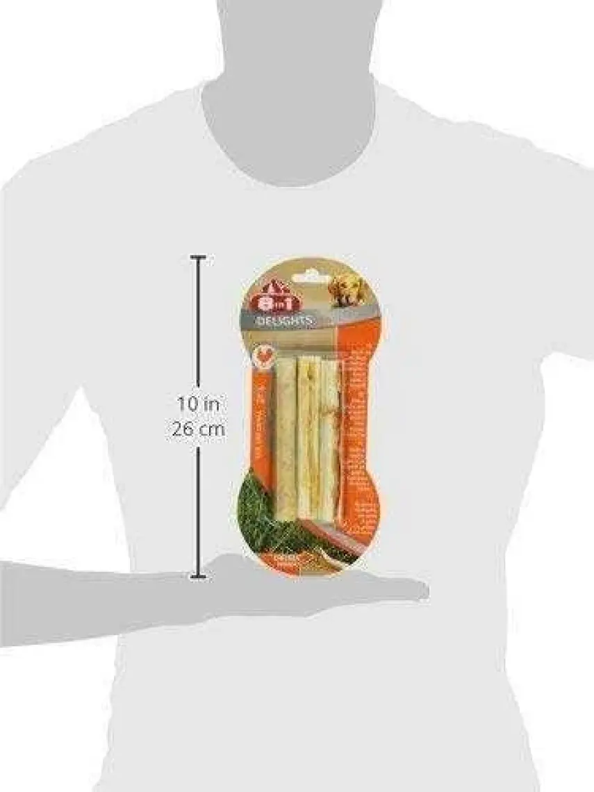 8in1 Delights Sticks 3lü Ağız Temizleme Kemiği 75 Gr