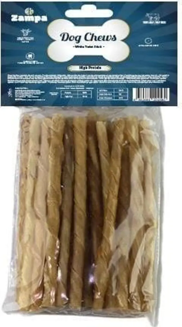 Zampa Natürel Burgu Çubuk (Sticks) Kemik Köpek Ödülü 25 Li 5g
