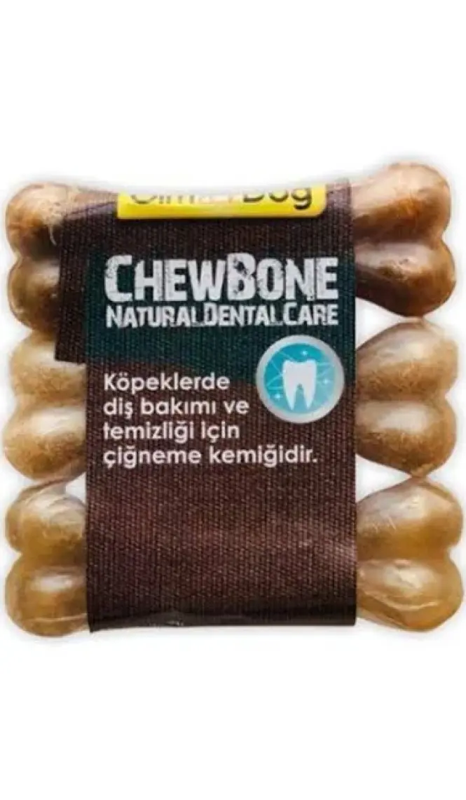 Gimdog Mordimi Press Kemik 3,5 - 9 Cm - 3 lü Naturel Paket