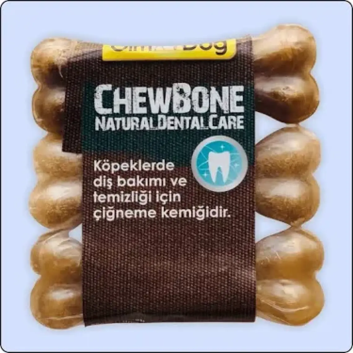 Gimdog Mordimi Press Kemik 3,5 - 9 Cm - 3 lü Naturel Paket
