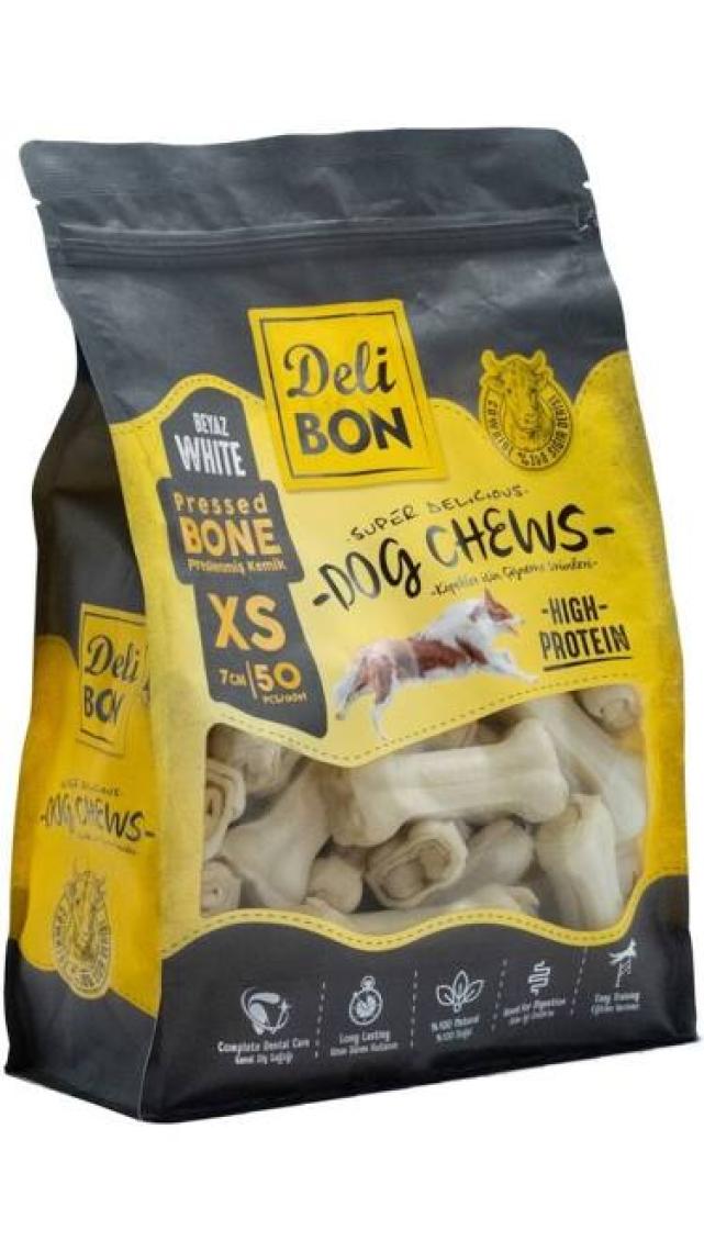Delibon Pres Kemik 12 cm S Boy 25'li Torba Naturel