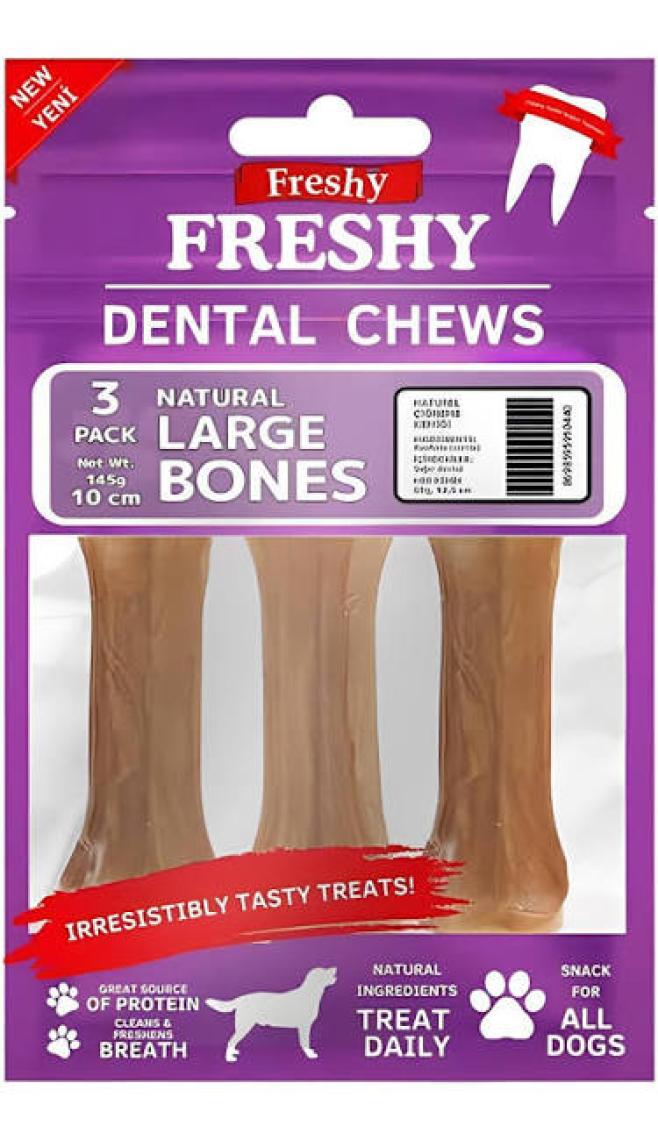 Freshy Dental Kemik  Dana Derisi- 3'lü 165 gr