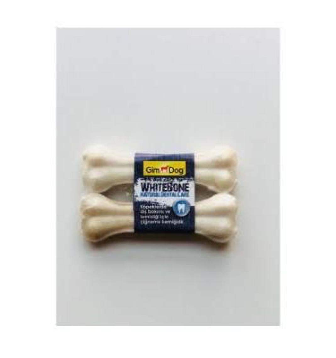 Gimdog Mordimi Press Beyaz Kemik Köpek Ödülü (2 li Paket) - 14 Cm