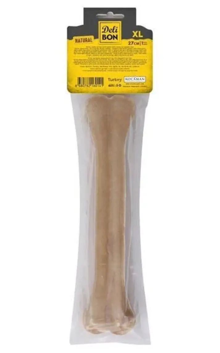 Delibon Deri Press Köpek Kemik Ödülü Xsmall Naturel 7 Cm 4 Adet