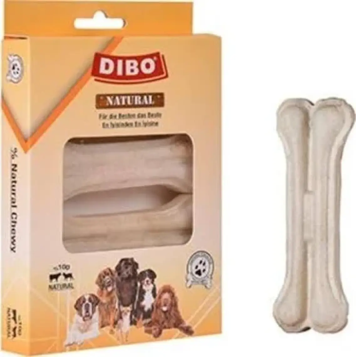 Dibo Beyaz Pres Kemik 35Gr 10Cm 4'Lü