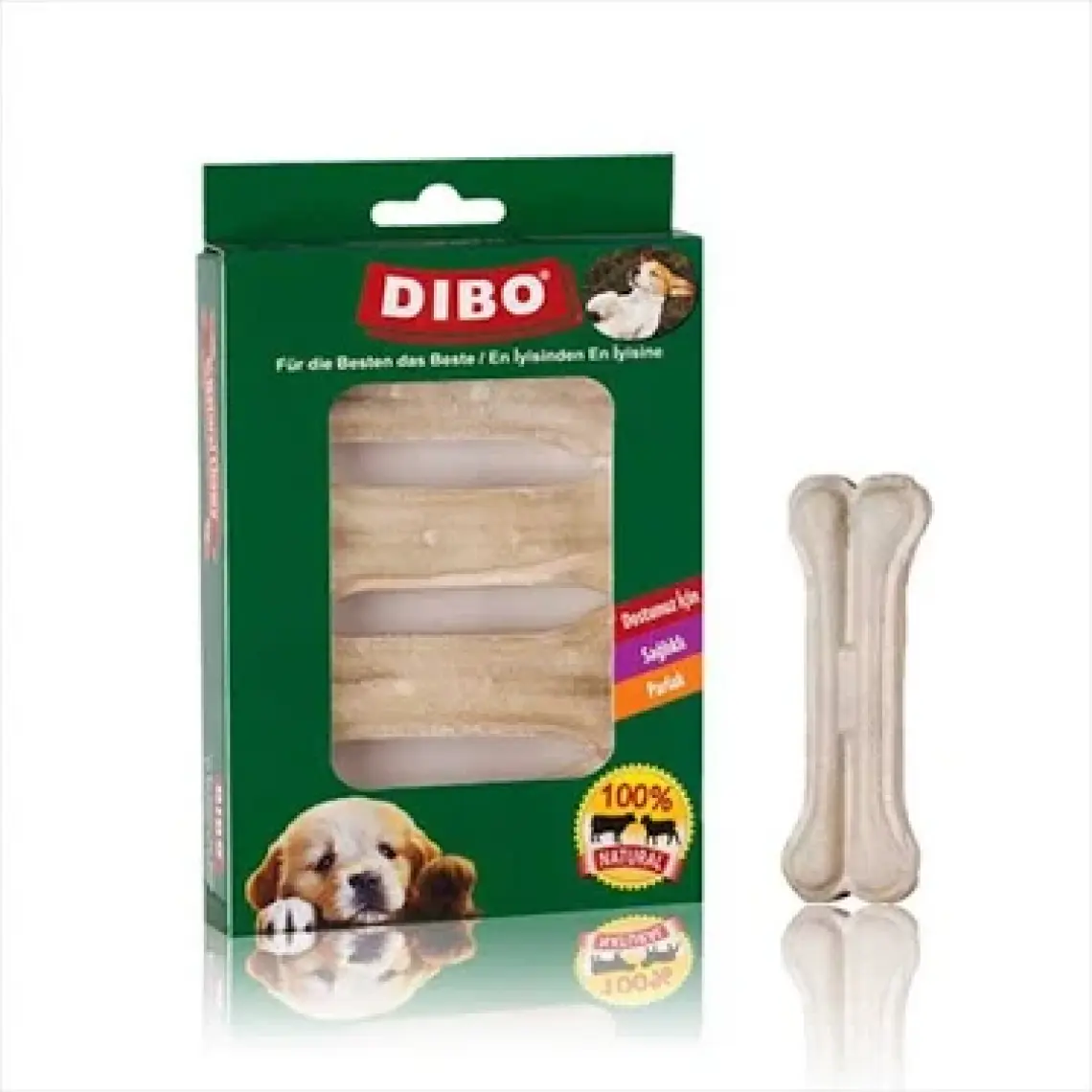 Dibo Beyaz Pres Kemik 35Gr 10Cm 4'Lü