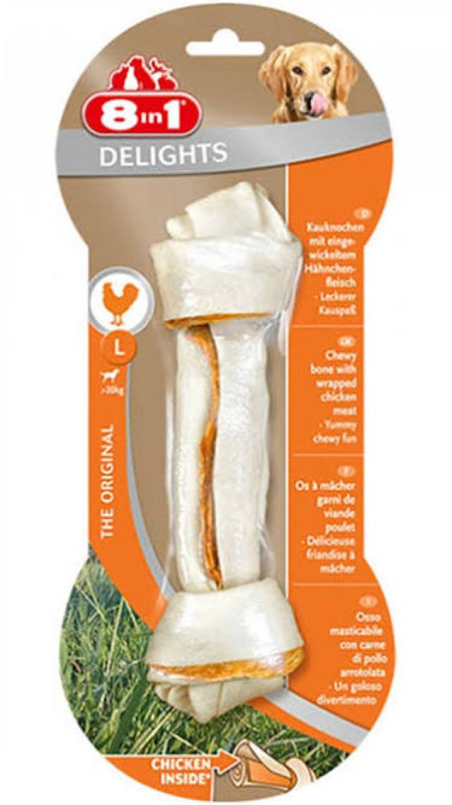8in1 Delights Bones Köpekler İçin Ağız Bakım Kemiği Large