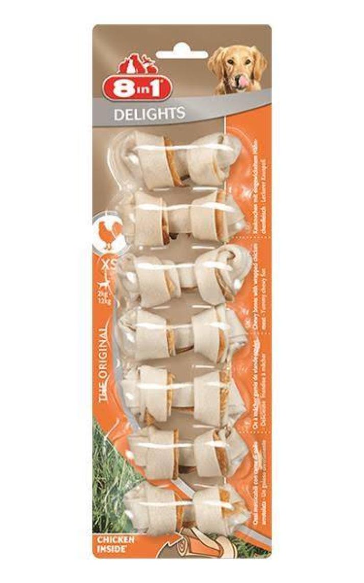 8in1 Delights Bones Köpekler İçin Ağız Bakım Kemiği Large
