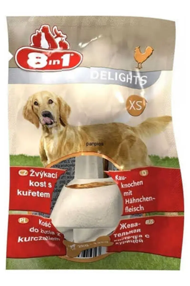 8İn1 Delights Dental Xs Köpek Diş Bakım Kemiği Small Düğüm 12 Gr