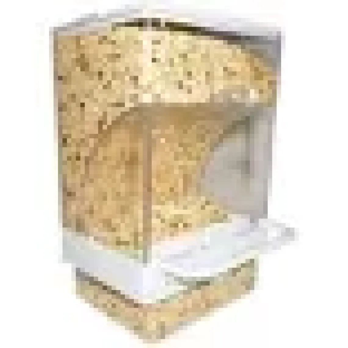 Garden Mix Akıllı Kuş Yemliği Taban Hazneli Beyaz (10 - 7,5) - 14,5 cm