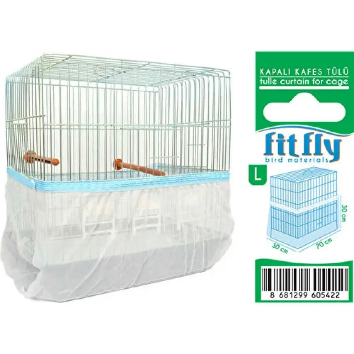 Fit Fly Kapalı Lüx Kafes Tülü  Large