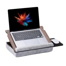 - Eğim Ayarlanabilir Çekmeceli Mousepad Minderli Laptop Sehpası - Ceviz Ls051