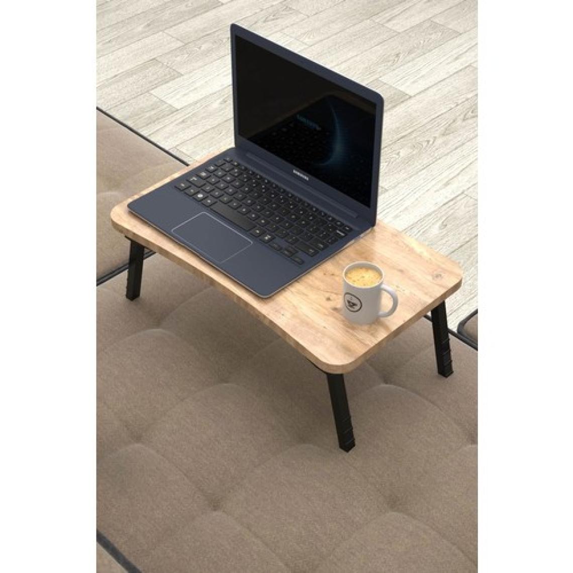 Mobezzo Laptop Sehpası Seyyar Kahvaltı  Masası Katlanır Çalışma Sehpası Atlantik Çam