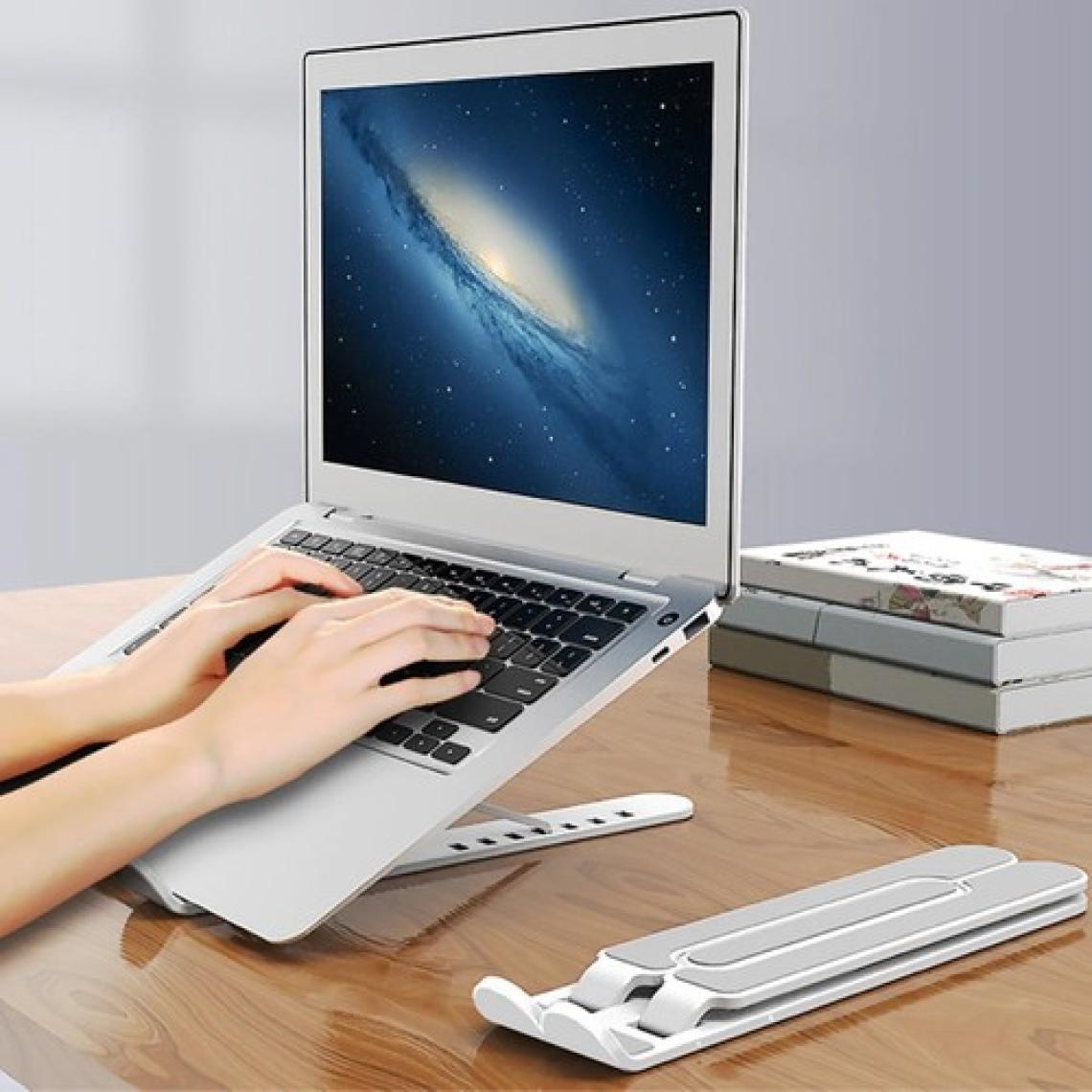 River World  Ayarlanabilir Plastik Dizüstü Destek Tabanı Katlanabilir Taşınabilir Laptop Sehpası Yükseltici
