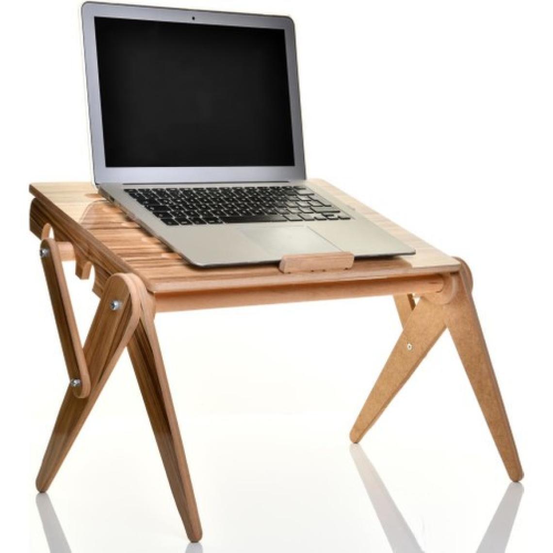 Prado Katlanır Ayaklı Laptop Sehpası Ahşap
