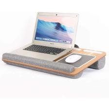 Portatif Laptop Sehpası Tablet Bölmeli Yastıklı Notebook Masası