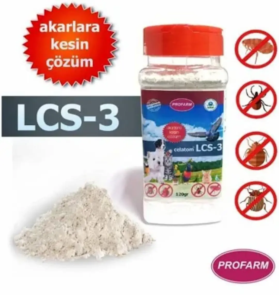 Profarm Lcs 3 Dış Parazit Toz 120 gr