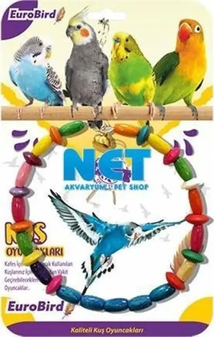 Eurobird Kuş Oyuncağı Renkli Daire Salıncak (ky13)