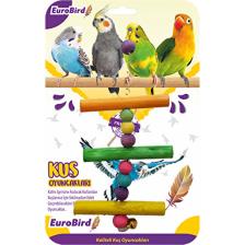 Euro Bird Kuş Oyuncağı Üçlü Tahta Merdiven KY86