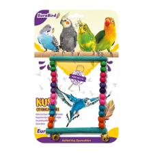 Eurobird Kuş Oyuncağı Boncuklu Dikdörtgen Salıncak (ky14)