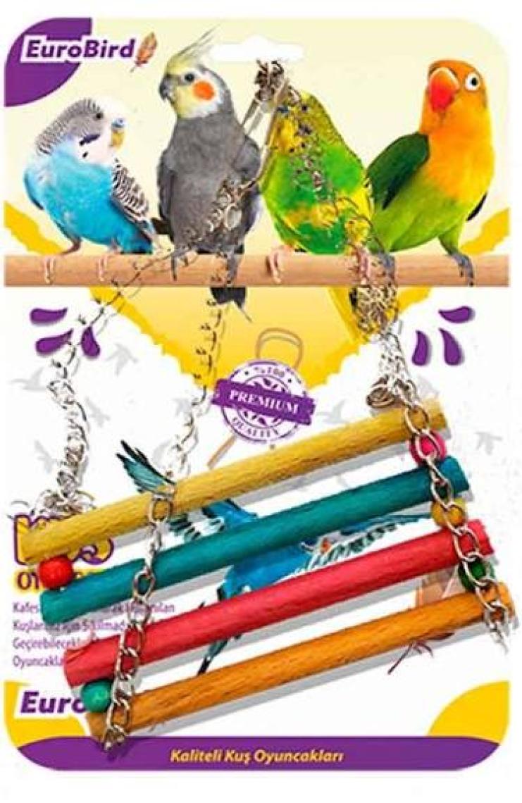 Eurobird Kuş Oyuncağı Renkli Sal Salıncak (ky10)