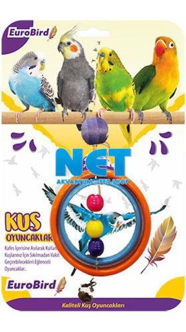 Eurobird Kuş Oyuncağı Renkli İçiçe Halka (ky48)